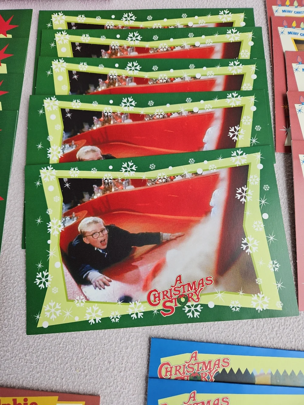 A Christmas Story Christmas Card with Envelope Set of 29 Holiday 2008
